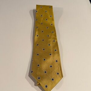 Brooks Brothers Men's Tie- Yellow